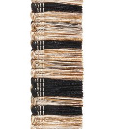 Moss Stripe Fringe 40mm Trimming by Houles 9810 Moss Stripe Fringe 40mm Trimming by Houles 9810