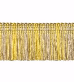 Moss Fringe 50mm Trimming by Houles Jaune Celeste Moss Fringe 50mm Trimming by Houles Jaune Celeste