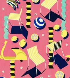 Moto Bello Wallpaper by MINDTHEGAP Pink Moto Bello Wallpaper by MINDTHEGAP Pink