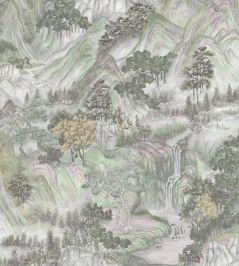 Mountainscape Wallpaper by Cole & Son Iridescent Mountainscape Wallpaper by Cole & Son Iridescent