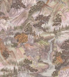 Mountainscape Wallpaper by Cole & Son Maple Mountainscape Wallpaper by Cole & Son Maple