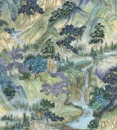 Mountainscape Wallpaper by Cole & Son Nocturnal Mountainscape Wallpaper by Cole & Son Nocturnal