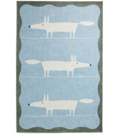 Mr Fox Rug by Scion Blue/White Mr Fox Rug by Scion Blue/White