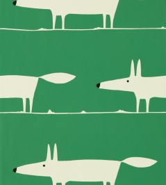 Mr Fox Wallpaper by Scion Mint Leaf Mr Fox Wallpaper by Scion Mint Leaf