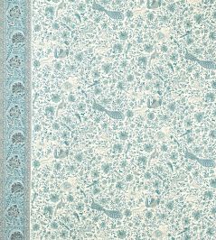 Mughal Menagerie Fabric by Zoffany Mazarine Blue Mughal Menagerie Fabric by Zoffany Mazarine Blue