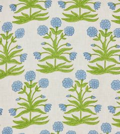 Mughal Fabric by Molly Mahon Sky Pistachio Mughal Fabric by Molly Mahon Sky Pistachio