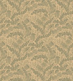 Mulberry Thistle Wallpaper by Mulberry Home Teal Mulberry Thistle Wallpaper by Mulberry Home Teal