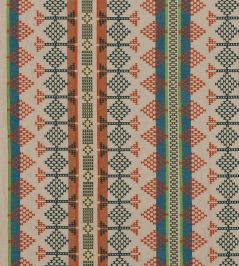 Saddle Blanket Fabric by Mulberry Home Teal Saddle Blanket Fabric by Mulberry Home Teal