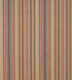 Tapton Stripe Fabric by Mulberry Home Teal/Russet Tapton Stripe Fabric by Mulberry Home Teal/Russet