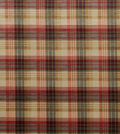 Velvet Ancient Tartan Fabric by Mulberry Home Spice Velvet Ancient Tartan Fabric by Mulberry Home Spice