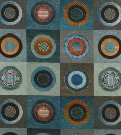 Dress Circle Velvet Fabric by Mulberry Home Teal Dress Circle Velvet Fabric by Mulberry Home Teal