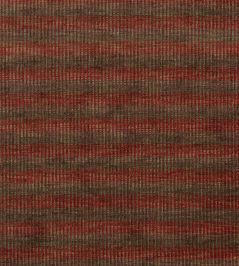 Rattan Chenille Fabric by Mulberry Home Red/Green Rattan Chenille Fabric by Mulberry Home Red/Green