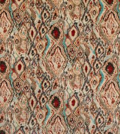 Paint Box Fabric by Mulberry Home Teal / Spice Paint Box Fabric by Mulberry Home Teal / Spice