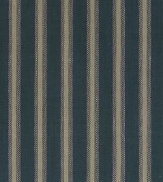 Chester Stripe Fabric by Mulberry Home Teal Chester Stripe Fabric by Mulberry Home Teal