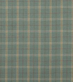 Islay Fabric by Mulberry Home Teal Islay Fabric by Mulberry Home Teal