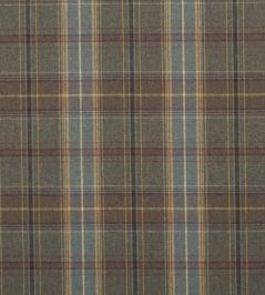 Shetland Plaid Fabric by Mulberry Home Heather Shetland Plaid Fabric by Mulberry Home Heather