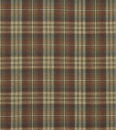 Nevis Fabric by Mulberry Home Red/Green Nevis Fabric by Mulberry Home Red/Green