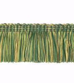 Multi-Colour Moss Fringe 50mm Trimming by Houles Lime Multi-Colour Moss Fringe 50mm Trimming by Houles Lime