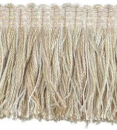 Multi-Colour Moss Fringe 50mm Trimming by Houles Neutral Multi-Colour Moss Fringe 50mm Trimming by Houles Neutral