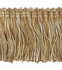 Multi-Colour Moss Fringe 50mm Trimming by Houles Gold Multi-Colour Moss Fringe 50mm Trimming by Houles Gold