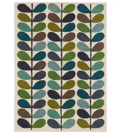 Multi Stem Rug by Orla Kiely Kingfisher Multi Stem Rug by Orla Kiely Kingfisher