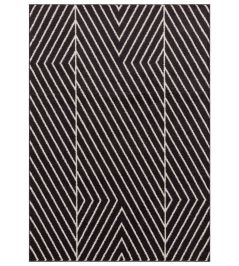 Muse Linear Rug by Asiatic Black Muse Linear Rug by Asiatic Black
