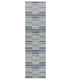 Muse Stripe Runner Rug by Asiatic Blue Muse Stripe Runner Rug by Asiatic Blue