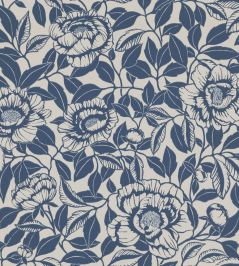 My Peony Garden Wallpaper by Langelid Von Bromssen China Blue My Peony Garden Wallpaper by Langelid Von Bromssen China Blue