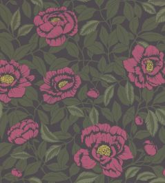 My Peony Garden Wallpaper by Langelid Von Bromssen Pink My Peony Garden Wallpaper by Langelid Von Bromssen Pink