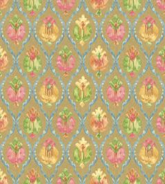 Mysore Metallic Wallpaper by Osborne & Little Metallic Gold Mysore Metallic Wallpaper by Osborne & Little Metallic Gold