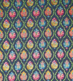 Mysore Fabric by Osborne & Little Midnight/Magenta Mysore Fabric by Osborne & Little Midnight/Magenta