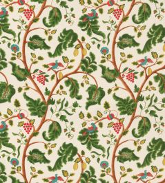 Mythical Trail Fabric by George & Minnie Emerald Mythical Trail Fabric by George & Minnie Emerald