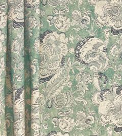 Naboyka Fabric by Ian Sanderson Aqua Naboyka Fabric by Ian Sanderson Aqua