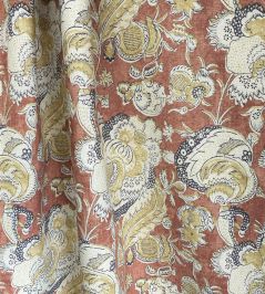 Naboyka Fabric by Ian Sanderson Terracotta Naboyka Fabric by Ian Sanderson Terracotta