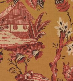 Namlos Fabric by MINDTHEGAP Yellow/Ochre/Red/Taupe Namlos Fabric by MINDTHEGAP Yellow/Ochre/Red/Taupe