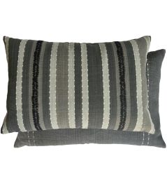 Naraya Cushion 60 x 40cm by William Yeoward Noir Naraya Cushion 60 x 40cm by William Yeoward Noir