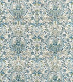 Narbeth Fabric by Anna French Blue & Green Narbeth Fabric by Anna French Blue & Green