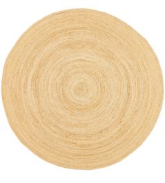 Natur Round Rug by Finarte Sand Natur Round Rug by Finarte Sand
