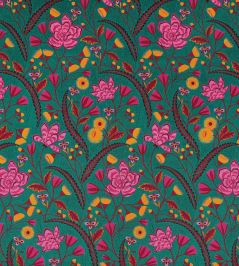 Nature Imaginaire Velvet Fabric by Casal Amazonite Nature Imaginaire Velvet Fabric by Casal Amazonite