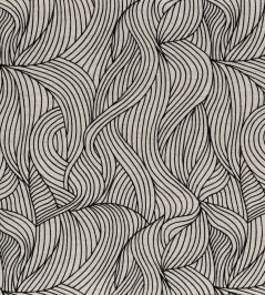 Naviglio Fabric by Casamance Noir Naviglio Fabric by Casamance Noir