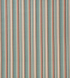 Nehir Fabric by Nina Campbell Aqua/Coral Nehir Fabric by Nina Campbell Aqua/Coral