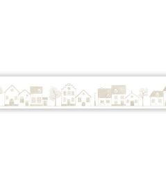 Neighborhood Border Wallpaper by Casadeco Lin Neighborhood Border Wallpaper by Casadeco Lin