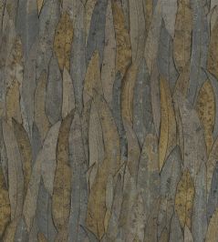 Neluwa Wallpaper by Casamance Anthracite Neluwa Wallpaper by Casamance Anthracite