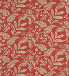 Nemus Fabric by Jane Churchill Red Nemus Fabric by Jane Churchill Red