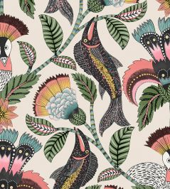 Nene Wallpaper by Cole & Son Coral Sage & Teal on Parchment Nene Wallpaper by Cole & Son Coral Sage & Teal on Parchment
