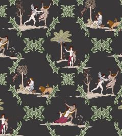 Neobucolic Wallpaper by Coordonne Black Neobucolic Wallpaper by Coordonne Black