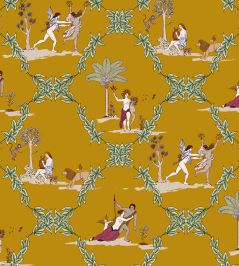 Neobucolic Wallpaper by Coordonne Mustard Neobucolic Wallpaper by Coordonne Mustard