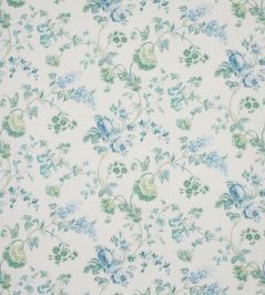 Nerina Fabric by Colefax and Fowler Aqua Nerina Fabric by Colefax and Fowler Aqua