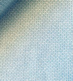 Nesta Fabric by Ian Sanderson China Blue Nesta Fabric by Ian Sanderson China Blue