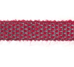 Neva 20mm Mohair Braid Trimming by Houles Feu Neva 20mm Mohair Braid Trimming by Houles Feu
